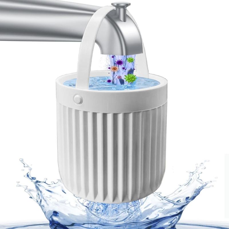 Easy Carry ABS Shower Head Filter Easy Mount Designs Bath Water Purifiers Removes Impurities for Sensitive Skin Bathing