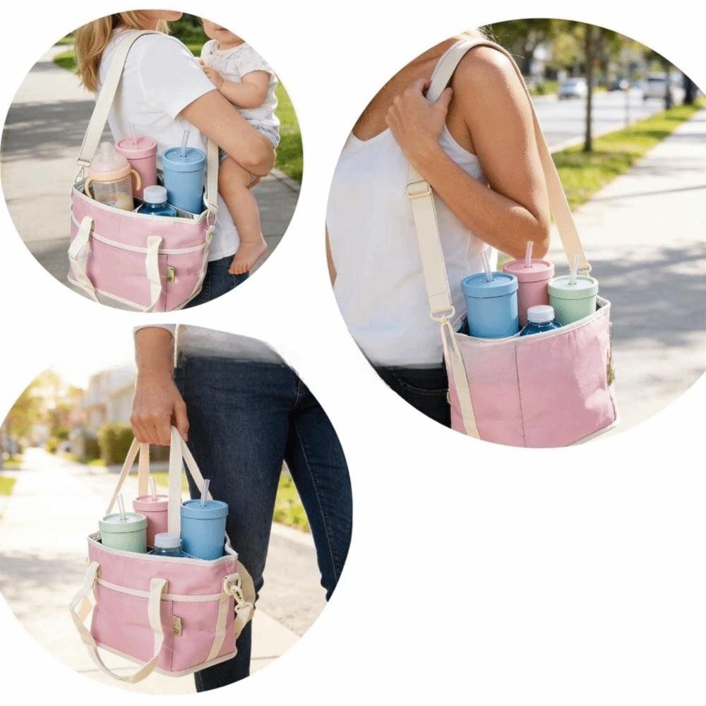 Leak Proof Vehicle Drink Carrier Bag Portable Drink Storage Bag  Car Interior Use