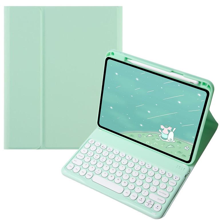 Compatible Bluetooth Keyboard Case for 2025 iPad11 A16, 10th Gen 10.9" with Pen Slot and Backlit Touchpad