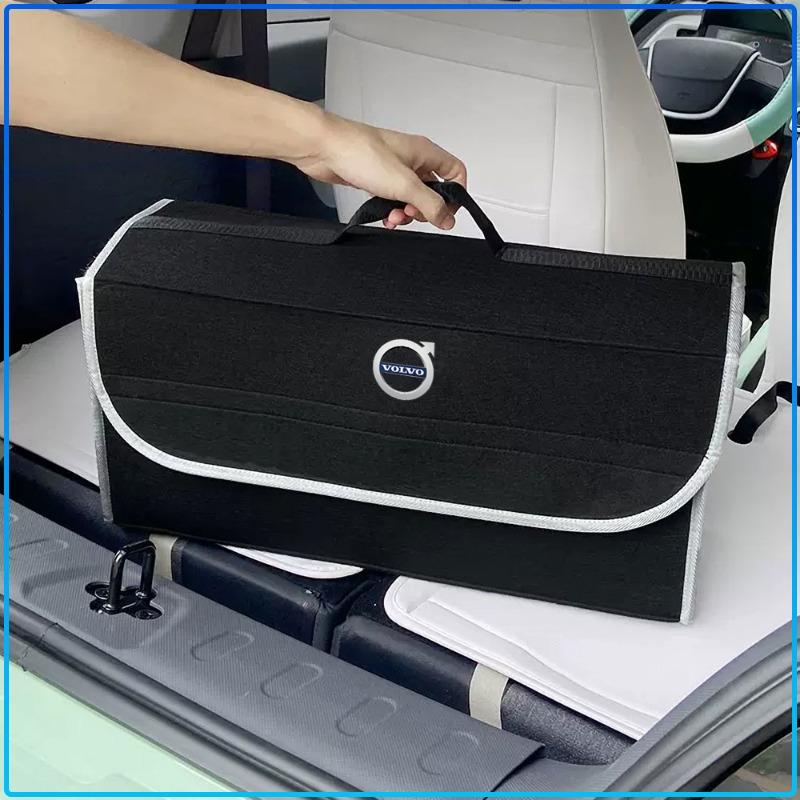 Car Trunk Large Capacity Sundries Storage Box Organizer Bag Tool Case For Volvo Rdesign XC90 S60 XC60 V70 S80 S40 V50 V40 V60 C30 S70