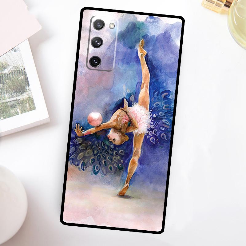 Gymnastics Oil Painting Phone Case For Samsung Galaxy S26 S25 S24 S23 Ultra S20 FE S21 FE S22 Plus S10 S25 FE Cover