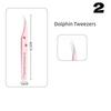 Pinsett for falske øyevipper med høy presisjon, High-end assisterende verktøy for øyenvippeextensions, Profesjonelt sminkesett
