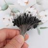 300Pcs Float Fishing Bobber Black Fishing Gear Anti-Strand Space Bean Silicone Connector Fish Line Stopperan