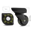 1Pair Luggage Wheels Suitcase Replacement Wheel Roller Hardware Repairing Kit 360 Degree Spinner Caster Heavy Duty Wheel