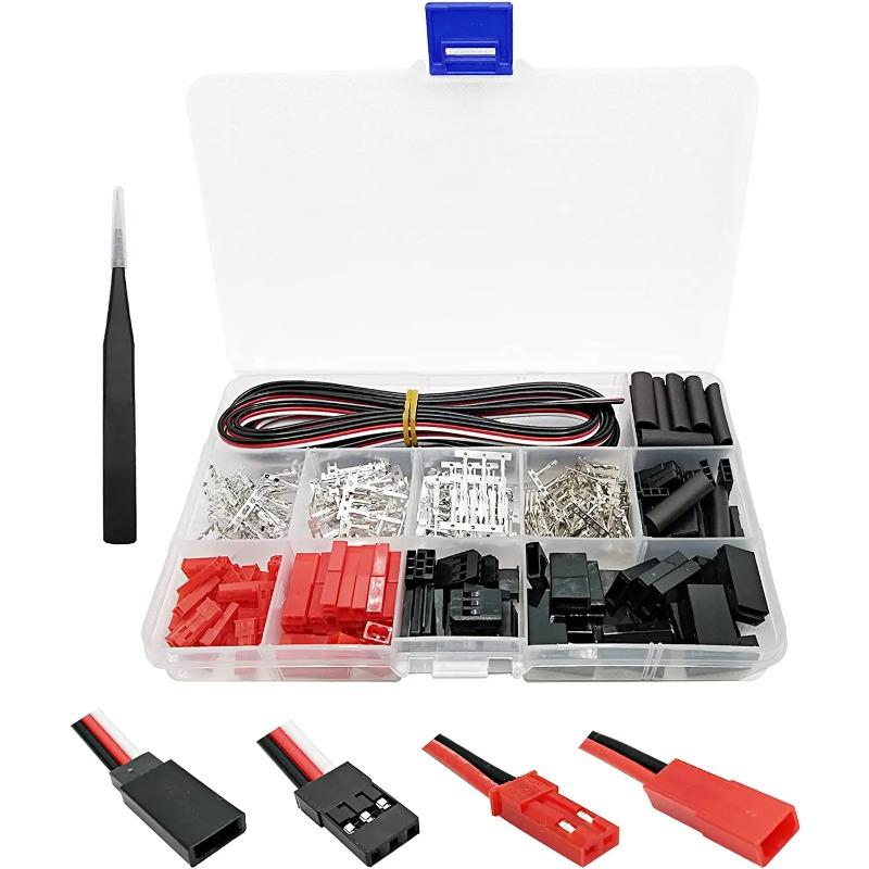 

400PCS kit plug male and female connector docking JST SYP Futaba RC model connector