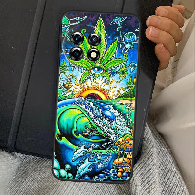 Psychedelic Trippy Art Case For OnePlus Nord 5 CE 2 3 4 Lite N20 N30 OnePlus 15 13 12 11 10T 10R 12R 13R 13T Cover
