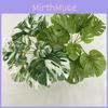 Monstera Leaf Realistic Party Decor Greenery For Home Table Gift Wedding