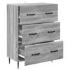 Drawer Cabinet Gray Sonoma 66 x 34.5 x 89.5 cm Particleboard