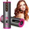Automatischer Lockenstab Haar-Lockenstab für Haarstyling Kabellos Auto Schnellaufheizend Wiederaufladbar Kabelloser Haar-Lockenwickler