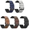 Soft Silicone & Genuine Leather Replacement Band Stylish Watch Strap Color Watch Strap Comfortable for Smartwatches