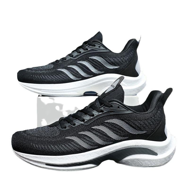 Spring running shoes new couple sports shoes shuttle surface breathable soft sole casual men's shoes