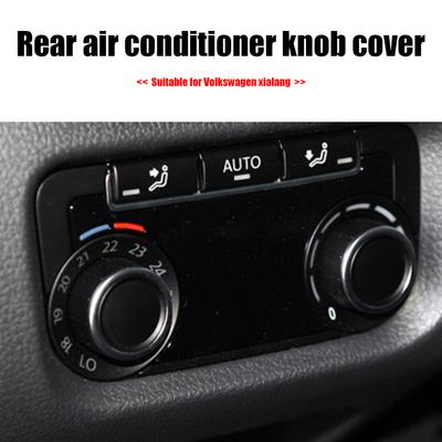 Car Rear Air Conditioning Control Panel Knob Cover A/C Knob Button Rear Air Conditioning Panel Switch for VW Sharan Accessories