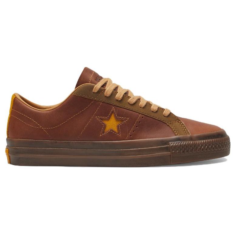 Converse One Star Pro Low Mid Autumn Festival - Brown Unisex Sneakers Yellow Hidden-Trail A07088C