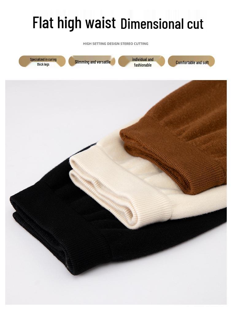 Women's High-Waisted Plus Velvet Slim-Fit Knit Midi Skirt (Petite, 2025).