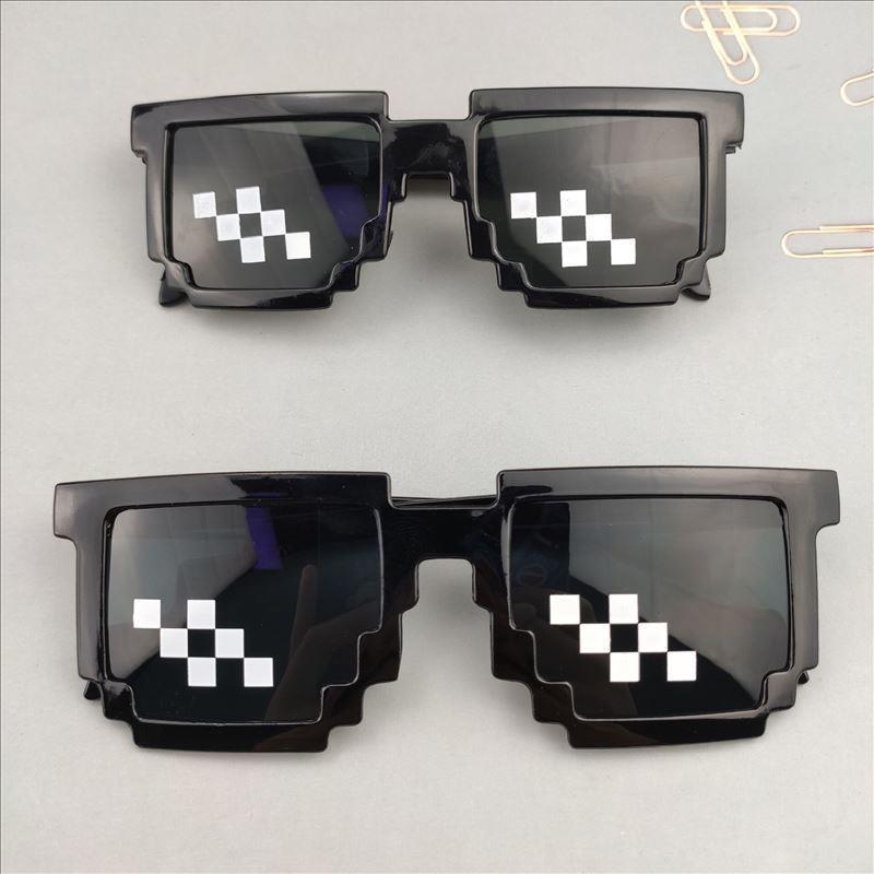Mosaic Pixel Sunglasses Set for Kids - Boys & Girls