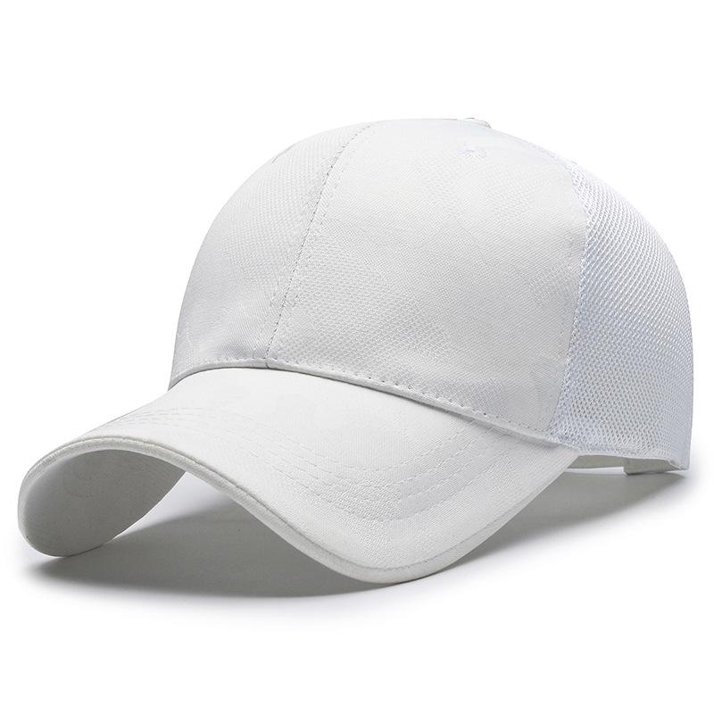 

Summer Outdoor Mesh Breathable Baseball Cap Men s Casual Sunscreen Cap білий