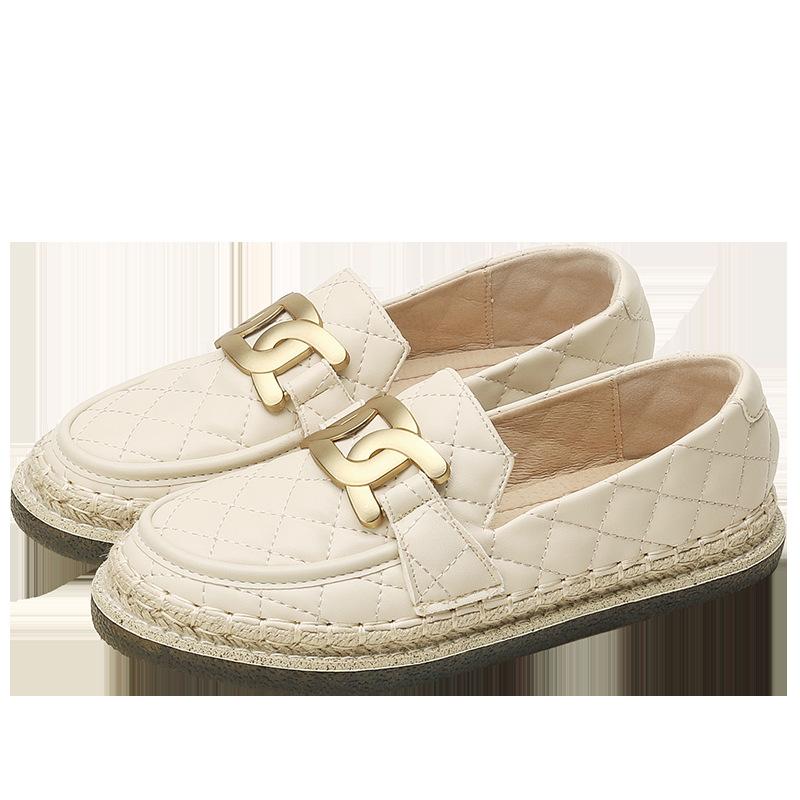 

Fisherman shoes women s 2025 new non-slip flat-soled thick-soled one-pedal lazy loafers 40