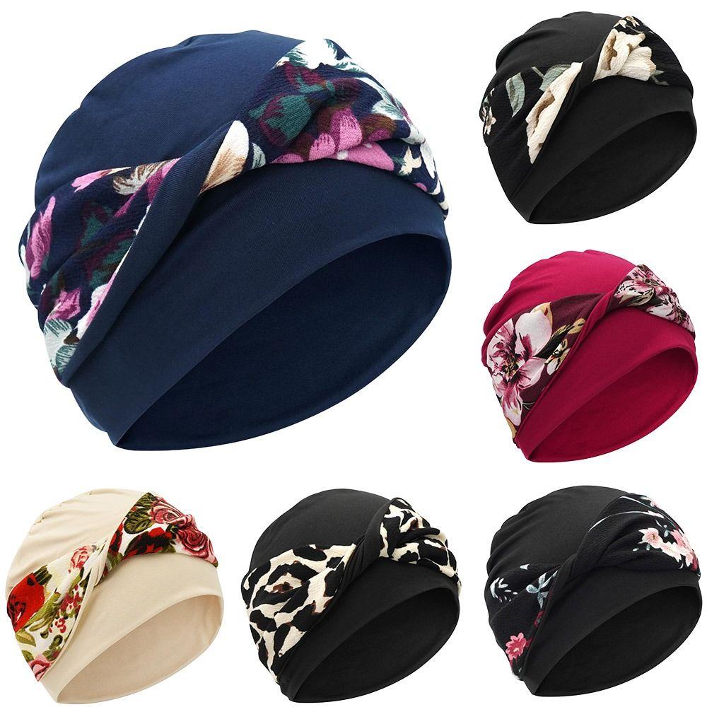 Elastic Knot Chemo Hat Stretchy Turban Hat Fashion Beanie Hats