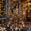 Atmosphärische Dekoration für Büroräume Weihnachts-Windspiel, Acryl-Sonnenfänger für Außenbereich Garten Terrasse Elegante Dekorationen Festival-Dekor, Hängend