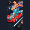 LED Constructions Pterosaur Car Toy with Colorful Light Universal Wheel Electric Vehicle Toy Children Crawl Learning Toy
