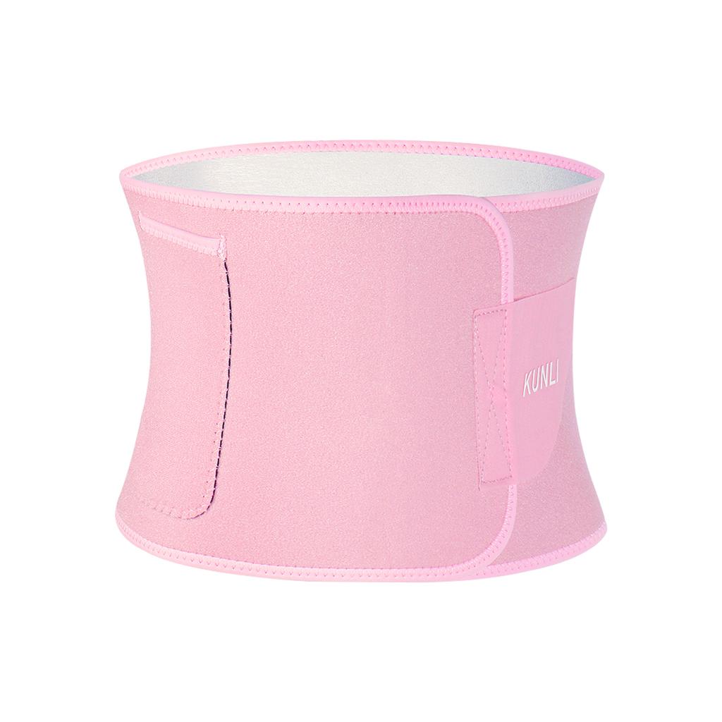 Sports Belt Sweat Belt Silver Ion Coating Fat Reduction Abdominal Tightening Waist Region Ergonomic Support Protection Yoga Running Walking