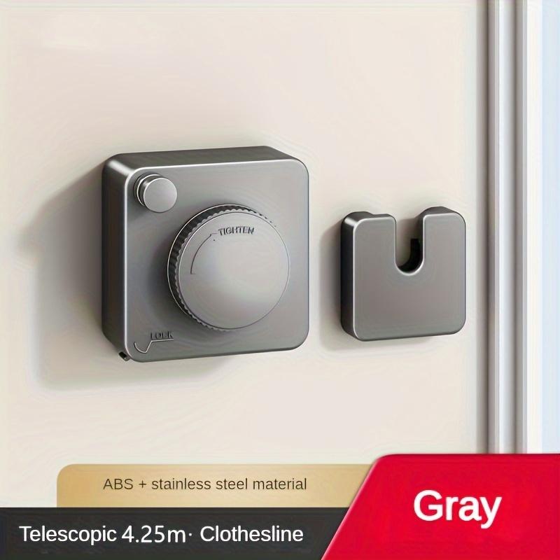 167.32 inch retractable clothesline reel 304 stainless steel indoor invisible suitable for rental room balcony towel quilt