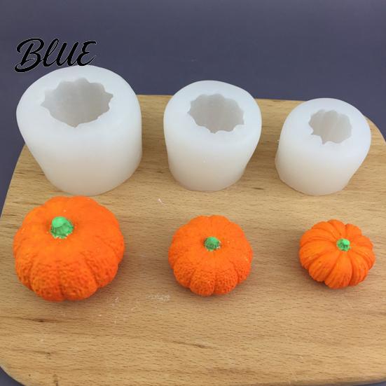 Nonstick Molds for Puddings 3D Halloween Pumpkin Silicone Mold Fondant Cake Chocolate Candy Jelly Making Bakery Tools Pastry Reusable Non Stick