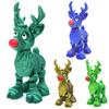 Festive Reindeer Sculpture Christmas Elk Ornament Sleigh Deer Statue For Home Tabletop Decor And Holiday Party Gift