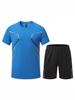 Summer Quick-Dry Short-Sleeve Sports Set: Comfortable Cool Running & Training Wear