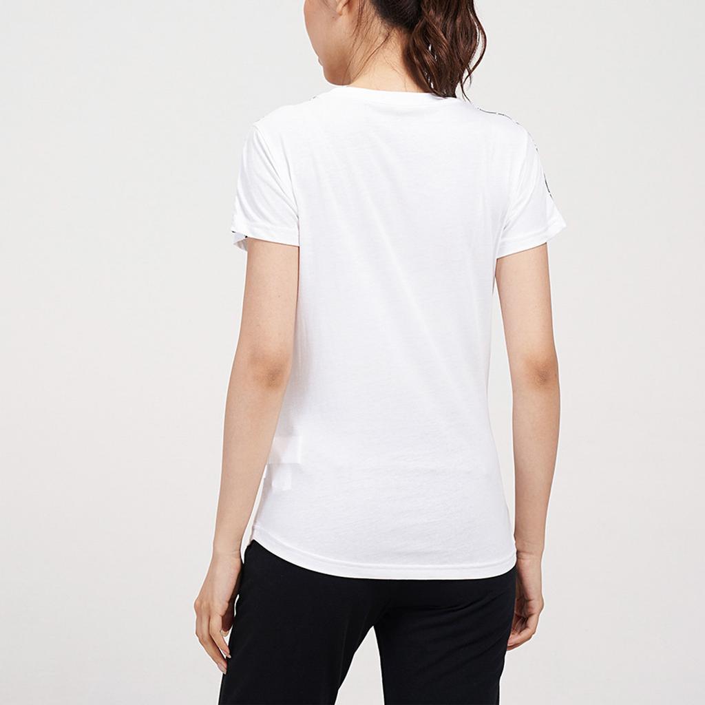 Puma Printed Sport Casual Round Neck Short Sleeve T-Shirt Women Tops White 583821-02