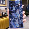 Shiny Blue Butterfly Printed Silicone Phone Case For Samsung Galaxy S26 Ultra S25 S24 S23 S22 Plus S20 S21 FE A16 A35 A55 Cover