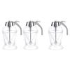 Syrup Dispenser Plastic with One-Hand Operation Honey Dispenser Press Type Honey Maple Syrup Bottle for Kitchen
