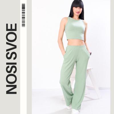 Elegantní dámská souprava – Trendy top s ladícími kalhotami, Léto, 8214-103 HC