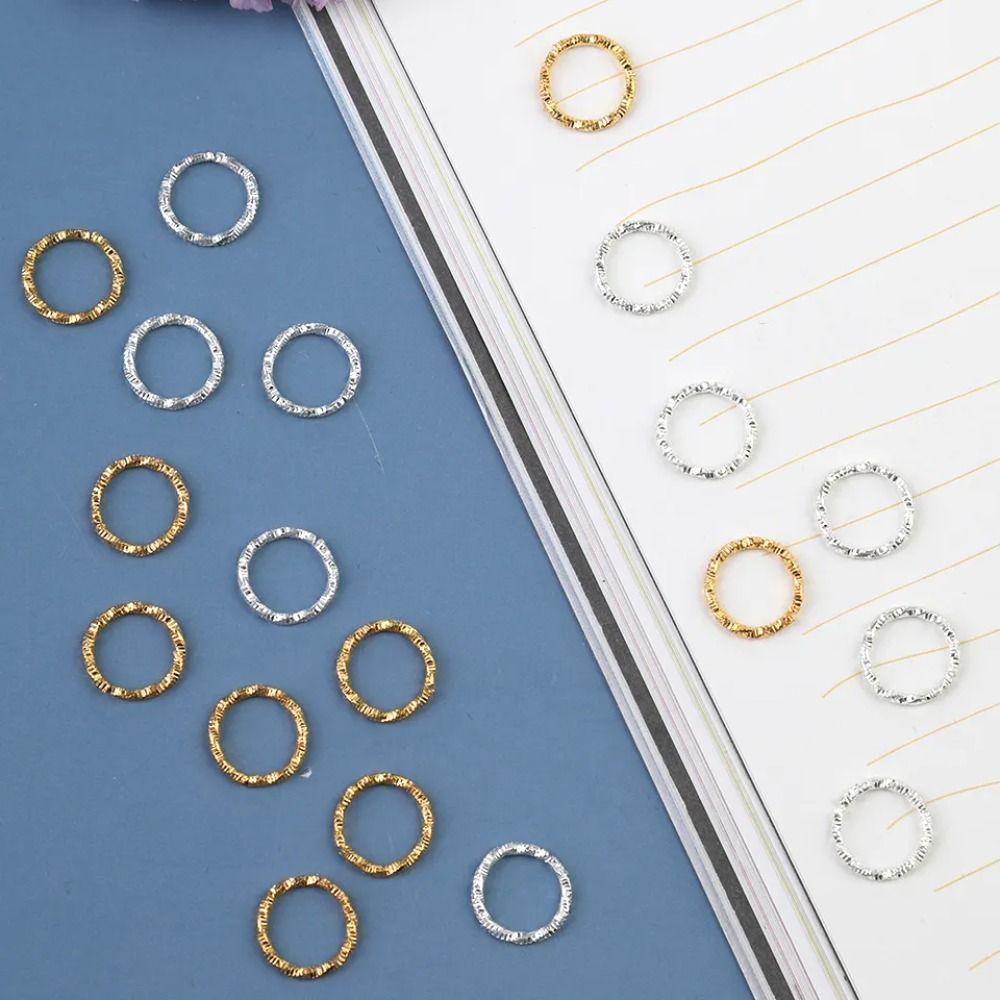 50PCS Charm Hair Rings Big Hole Cuff Clip Hair Braids Reggae Dreadlocks Beads