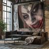 Horror Style Decorative Wall Hanging  Witch Theme Tapestry with Detailed Design