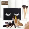Stylish 50 Count Lash Bags Cute Eyelash Makeup Bags with Zipper