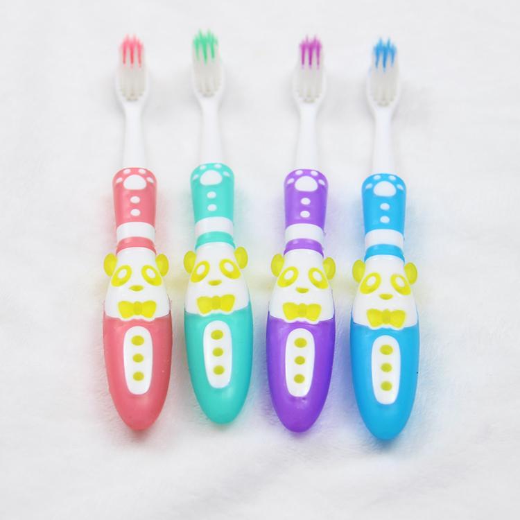 Adorabile Paperella Rimbalzante a Cartone Animato Spazzolino da Denti Setole Super Morbide per Bambini