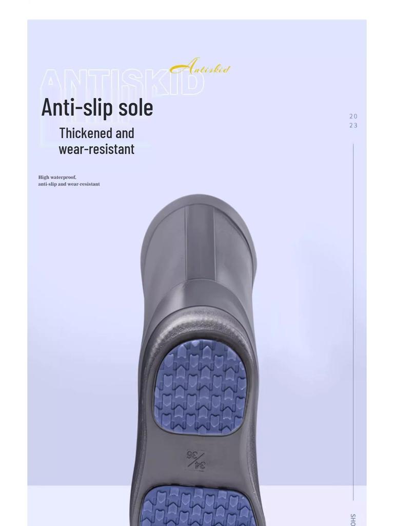 Durable Non-slip Silicone Rain Shoe Covers for Adults and Students
