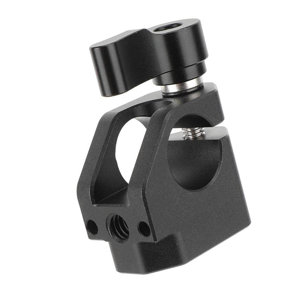 Aluminum 15mm Single Rod Clamp Camera Rod Mount With 1/4inch-20 Thread Screw Home Improvement Installation Accessories