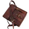 HANDMADE LEATHER SATCHEL, Tall Version Vintage Style