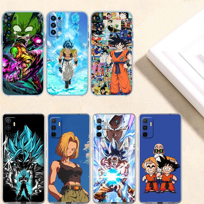Anime Dragon Ball Goku Transparent Phone Case for Motorola Moto G10 G20 G30 G31 G32 G34 G35 G41 G42 G50 G51 G52 G55 G60 G60S