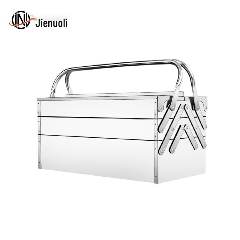 JNL Stainless Steel Folding Toolbox