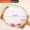 Royal Garden Series Ceramic Bowl – Household Rice & Soup Tableware for Daily Use.