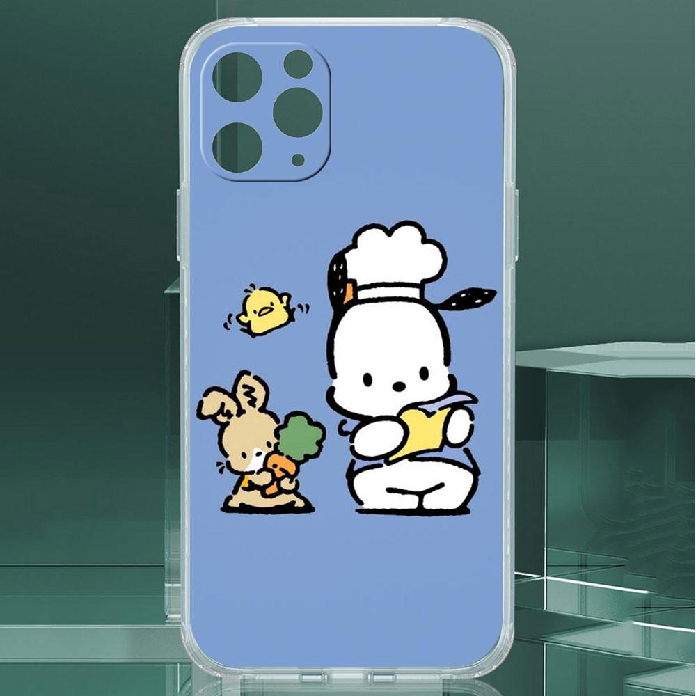 Pachacco Clear Case For Apple iPhone 14 11 13 12 Pro 7 8 Plus XR X XS Max 6 6S 14Pro Silicone Phone Cover