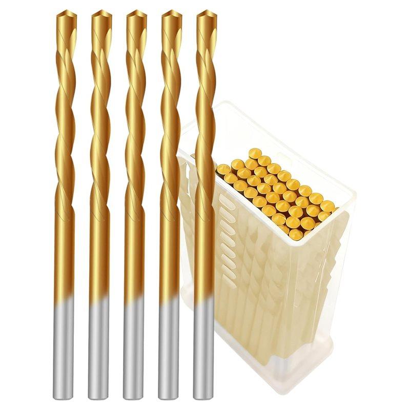 

A58Z 1/8 Inch 50Pcs Drywall Router Bits - HSS Guide Point Drywall Cutting Drill Bits For Reliable Cuts On Drywall And Wood