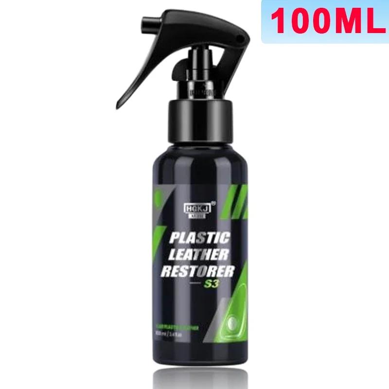 

100ml Car Plastic Leather Rubber Restorer Spray - Back to Black Gloss Interior Plastic Renovator