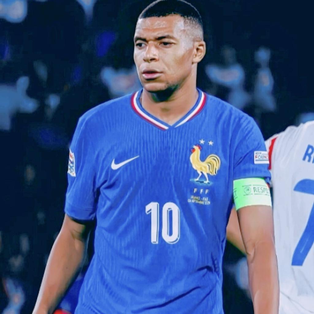 Euro 2024 France Away Strip Mbappe 10