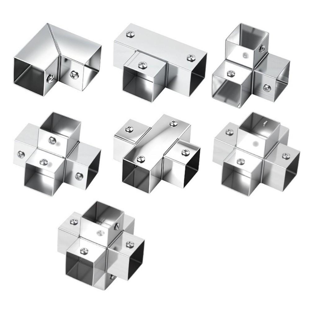 20mm 30mm Square Tube Connector Two/Three/Four/Five-Way Right Angle Tube Coupling Connector Heavy Duty Quick Connect