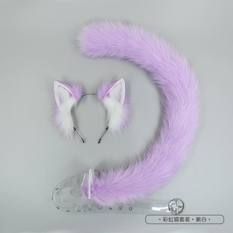 Handmade Animal Ears Headband Olita Headgear Cat Ears Fox Plush Hairpin Hair Accessories Handmade Imitation Animal Ears