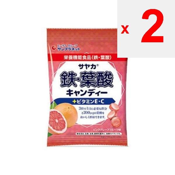 Sunplanet Iron and Folic Acid Candy, Pink Grapefruit Flavor 65gNutrition FactsNutrition Facts (per Nutrition FactsNutrition Facts (per 3 Capsules 12.3